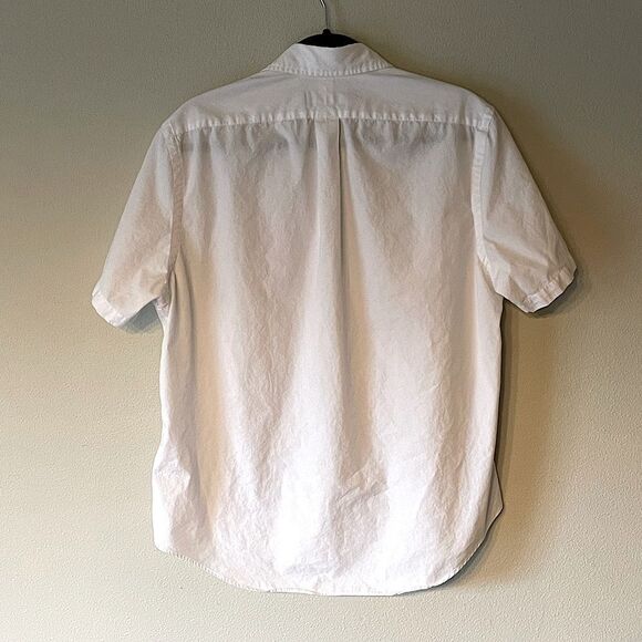 Youth, White, Ralph Lauren, Short-Sleeve, Button-Down Shirt. Size Large. - Picture 2 of 4